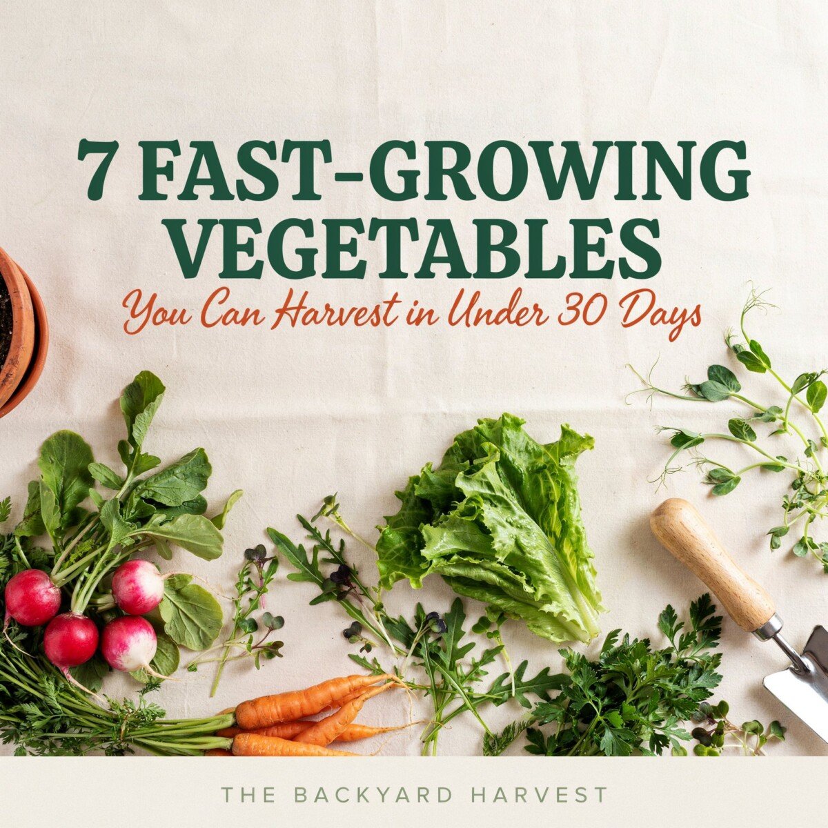 7 Fast-Growing Vegetables You Can Harvest in Under 30 Days