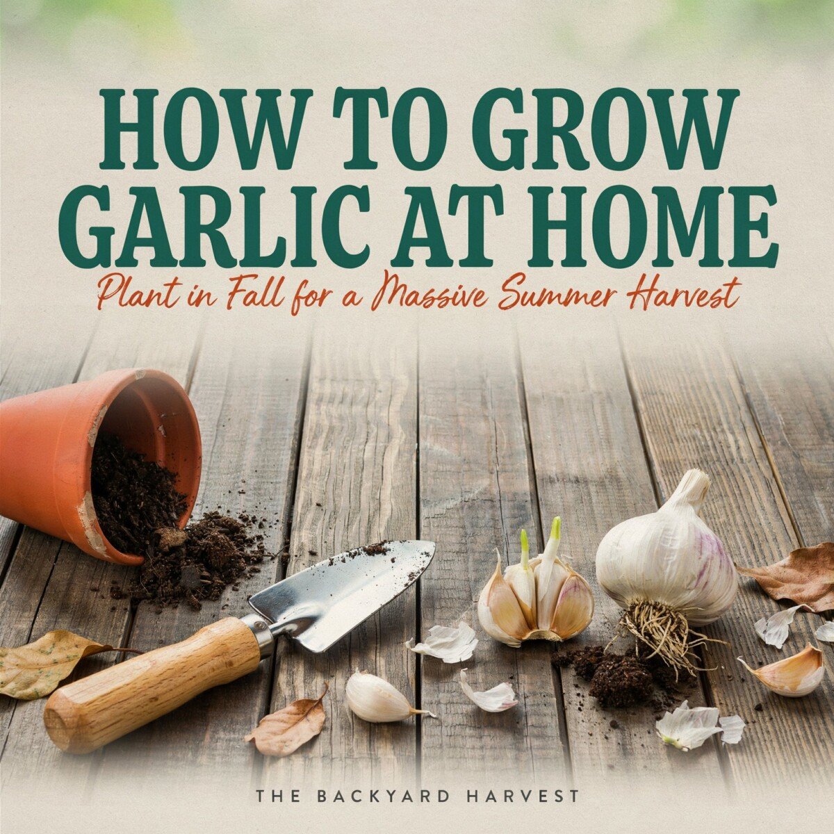 How to Grow Garlic at Home: Plant in Fall for a Massive Summer Harvest