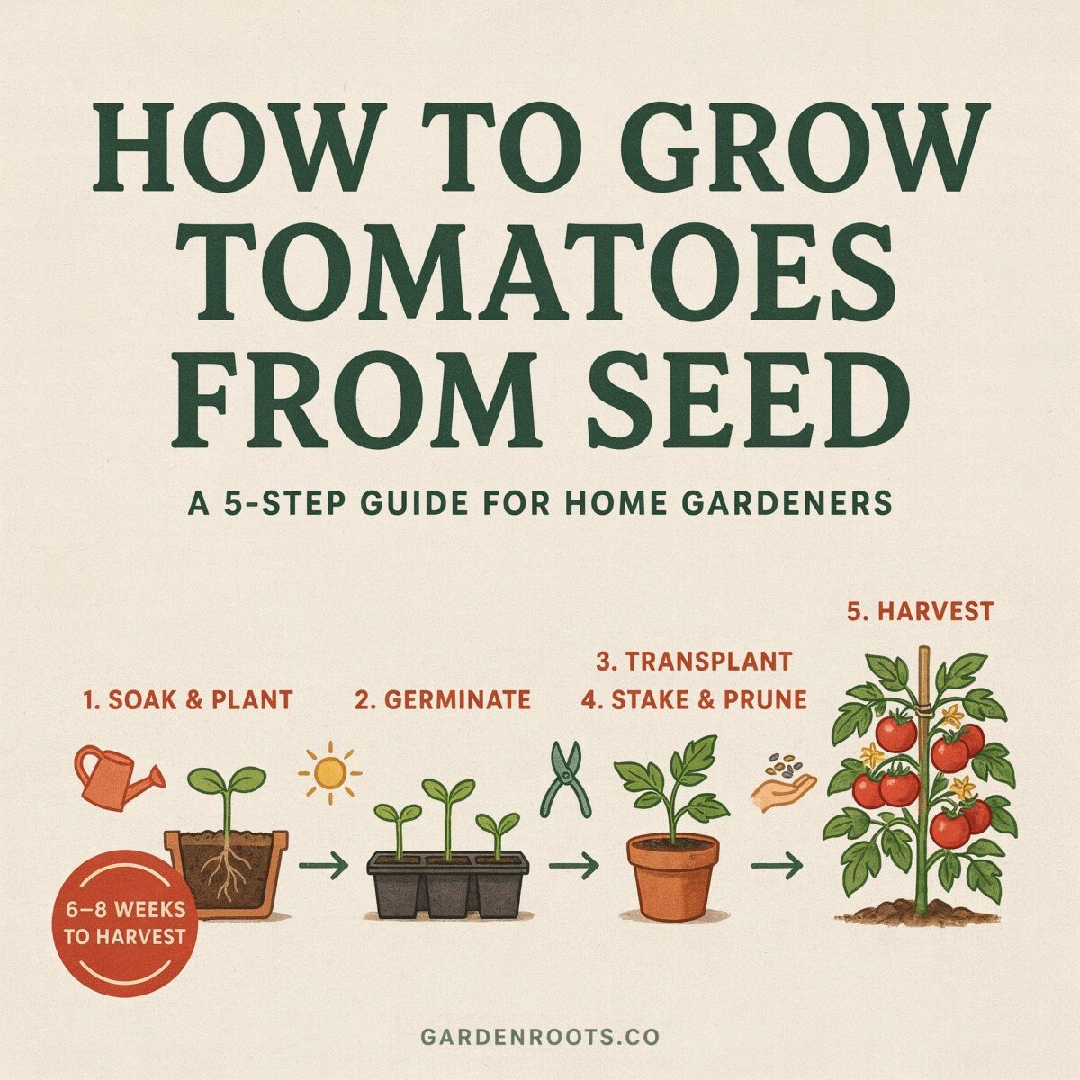 How to Grow Tomatoes from Seed: Step-by-Step Beginner Guide