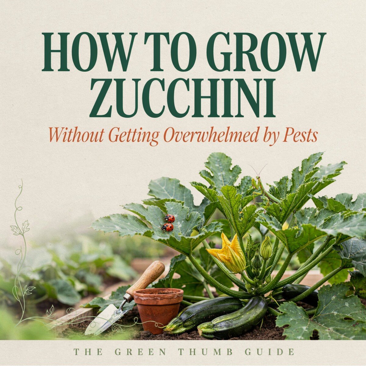 How to Grow Zucchini Without Getting Overwhelmed by Pests: A Complete Organic Guide for US Home Gardeners